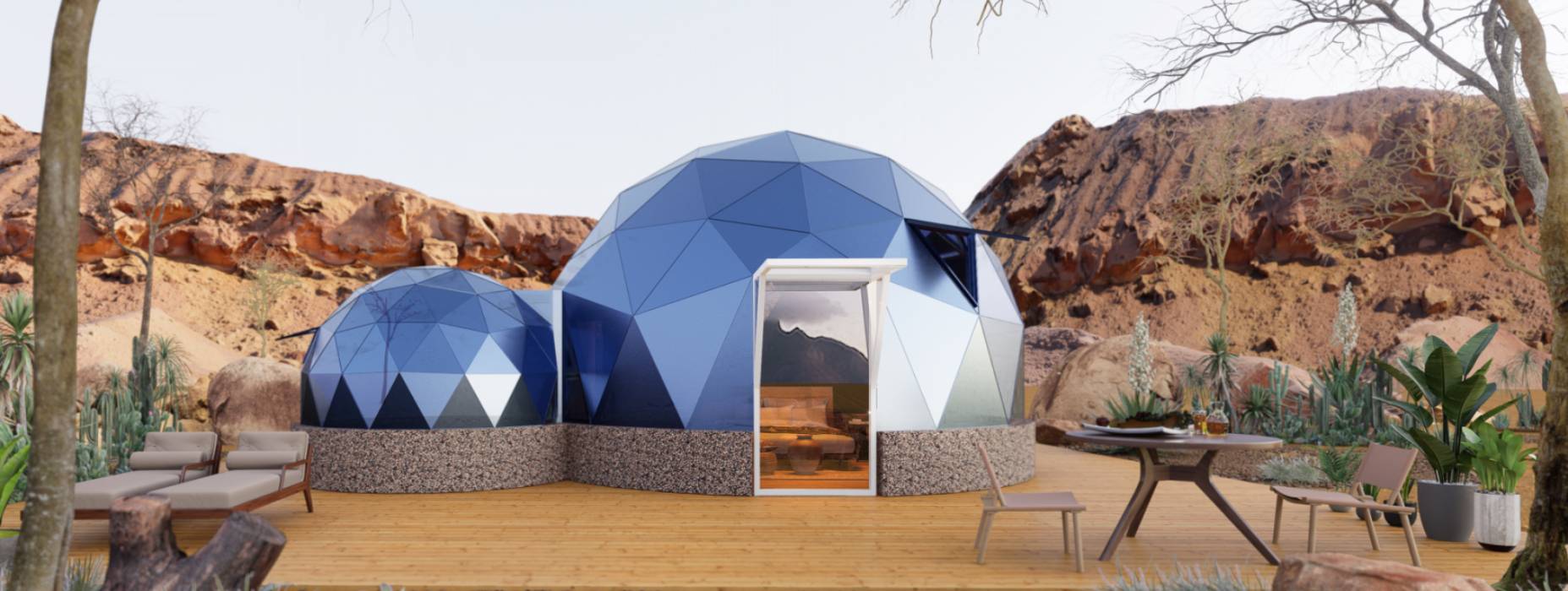 昌都县球形智能光伏玻璃星空房